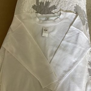 JJill cotton crewneck sweater